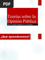 Teorías Sobre La Opinion Publica