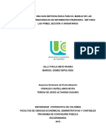 Trabajo Grado Niif Pymes Seccion 13 Inventarios PDF