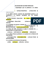 AUTO EVALUACION DE CULTURA PARCACAS y CALDEO ASIRIO