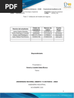 Fase 3 - Validación Del Modelo de Negocio