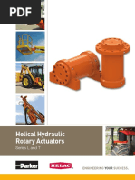 Helical Hydraulic Rotary Actuators: Series L and T