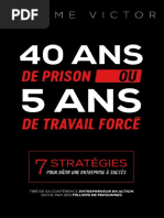 40 Ans de Prison Ou 5 Ans de Travail Forcé