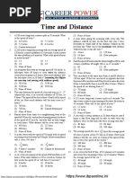 Time and Distance: Are Non-Stop and Moving With Uniform Speed)