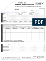 Fatca & Crs - Self Certification Form For Individuals