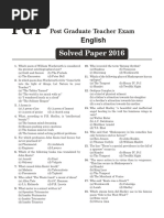 Solved Paper 2016: English