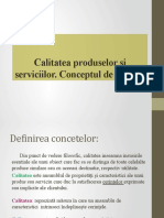 Calitatea Produselor Si Serviciilor