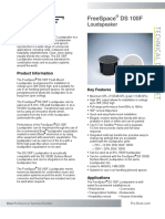 Freespace Ds 100F: Loudspeaker