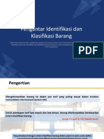 Topik 4 - Identifikasi Dan Klasifikasi Barang PDF