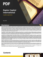 Raptor Capital Presentation