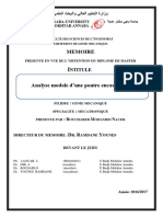 BOUCHAREB-MOHAMED-NACER - Poutre Libre Vibration PDF