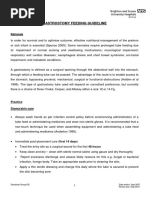 Gastrostomy Feeding Guideline: Rationale