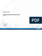 Output Format For Host Connection: Hematology Analyzer