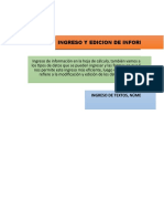 Ingreso y Edicion de Informacion Tarea