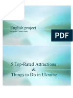 English Project: 5 Top-Rated Attractions & Things To Do in Ukraine