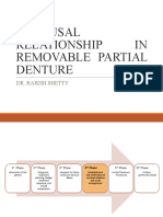 Occlusal Registration in Removable Partial Denture