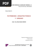 Patrimonio Arquitectónico y Urbano PDF