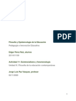 Actividad 11 Existencialismo y Fenomenología PDF