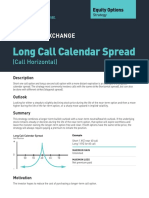 Long Call Calendar Spread