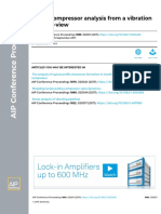 Screw Compressor Analysis From A Vibration