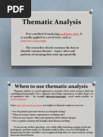 Thematic Analysis