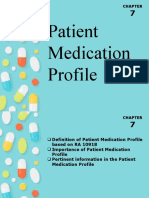  Patient Medication Profile