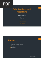 Data Structure Array