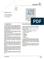 Relay For OLTC Control & Transformer Monitoring: Technical Data