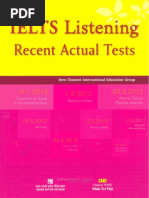 Ielts Listening Recent Actual Tests Volume 1 2007 2013 PDF