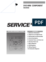 Samsung DVD Mini Component Max-945d