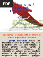 Economia-Stiinta Teoretica Fundamentala - Varianta Extinsa