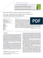 Effect of Force Feeder On Tablet Strength During Compression