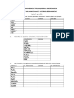 Taller Nomenclatura Quimica Inorganica