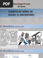 Fuentes de La Señal de Audio El Microfono