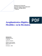 Trabajo Sobre Acoplamientos Flexibles - Rígidos en La Mecánica (Fernando Quintana)