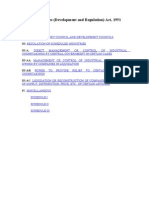 The Industries (Development and Regulation) Act, 1951: I. II. Iii. III-A