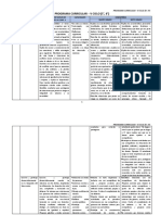 Programa Curricular - V Ciclo (5°, 6°)