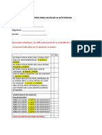 Criterio para Calificar La Actitudinal Filosofía 2020-II