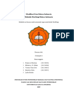 Klasifikasi Kata Bahasa Indonesia - Revisi