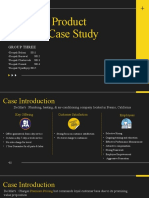 De Mar's Product Strategy Case Study: Group Three