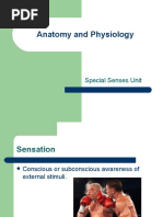 Anatomy and Physiology: Special Senses Unit