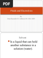 Fluids and Electrolytes