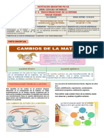 Guia #4 Trasformaciones de La Materia