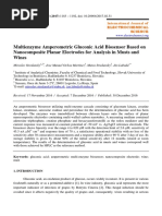 Multienzyme Amperometric Gluconic Acid Biosensor Based On Nanocomposite Planar Electrodes For Analysis in Musts and Wines