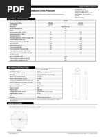 Low Broadband Cross Polarized 7477.06: Electrical Specifications