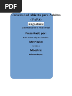 Tarea 3 de Matematica en El Nivel Inicial