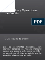 3.2 Titulos de Credito