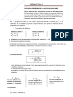 Prueba de Hipótesis para Una Proporción