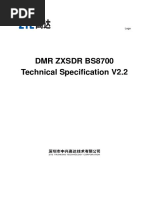 ZXSDR BS8700 Base Station Technical Specification - V2.2 PDF