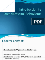 Organisational Behaviour