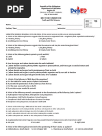 TOS Earth & Life Science - Mid Term Exam